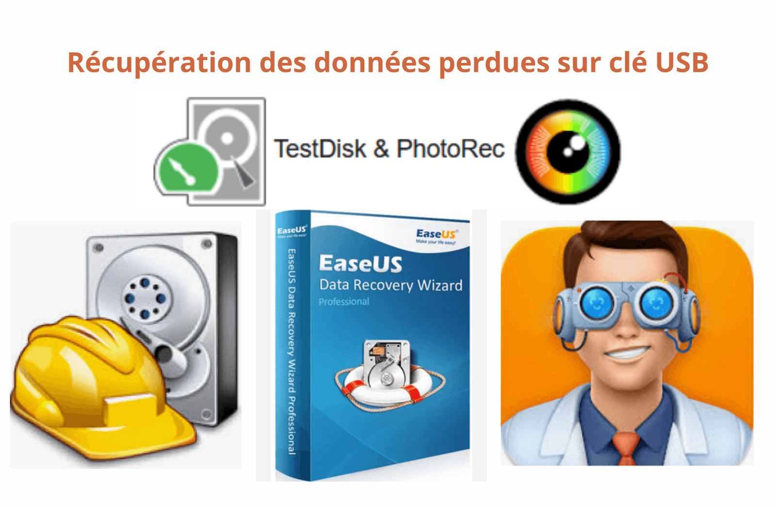 Comment récupérer des données sur une clé USB endommagée ou non reconnue