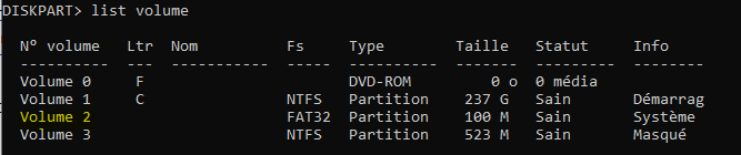image-73 Comment créer un volume disque avec diskpart