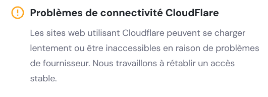 cloud3 Une panne chez Cloudflare paralyse une partie du web mondial